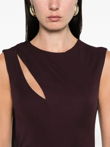 Rochie midi Tom Ford până la genunchi de costum violet