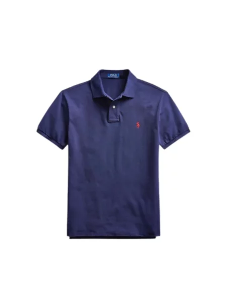 Polo Ralph Lauren Koszulki Mężczyzna XL Polo Shirt Slim Fit niebieski