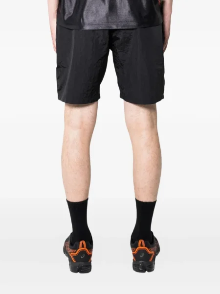 Pantaloni scurți Pleasures cu broderie negru