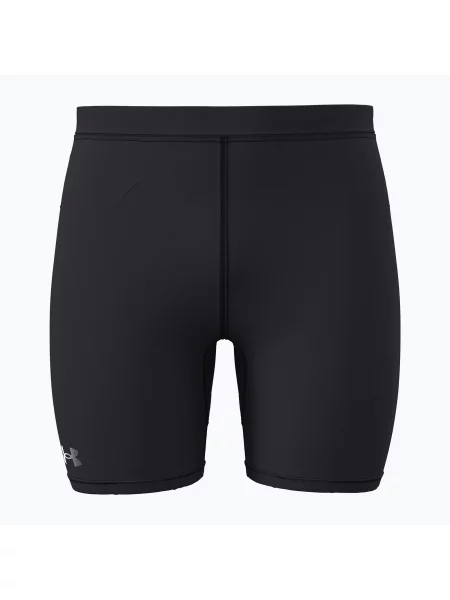 Běžecké legíny Under Armour Launch Half Tights black/black/metallic silver černé