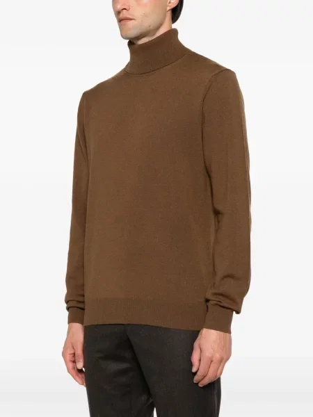 Pulover Corneliani tricotate maro