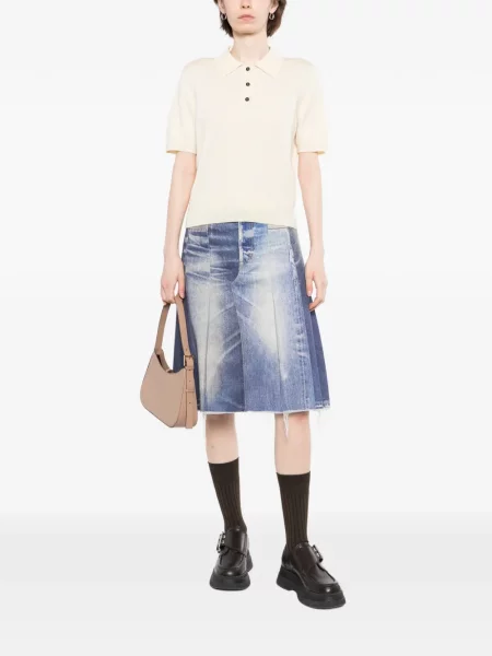 Tricou polo A.p.c. galben