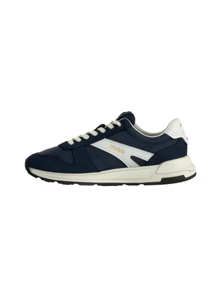 HUGO Sneakers Bleumarin alb