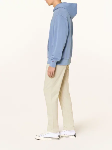 Tommy Jeans Manšestrové Chino Kalhoty Isaac Tapered Fit mátová