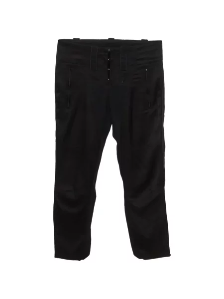 Pantaloni culottes Necessary Anywhere din satin negru