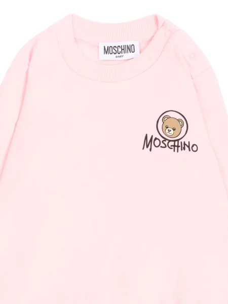 Komplet dresowy dziecięcy Moschino różowy