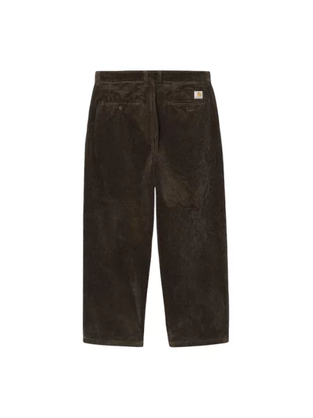 Spodnie Carhartt Wip sztruksowe brązowe