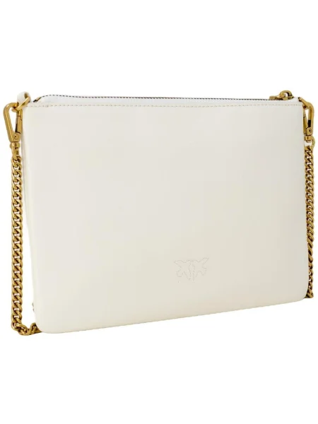 PINKO Geantă Flat Classic PE 23 PCPL Écru alb