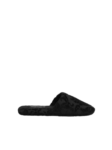 Haftowane półbuty Dolce And Gabbana czarne