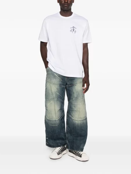 Tricou Junya Watanabe Man cu imagine alb