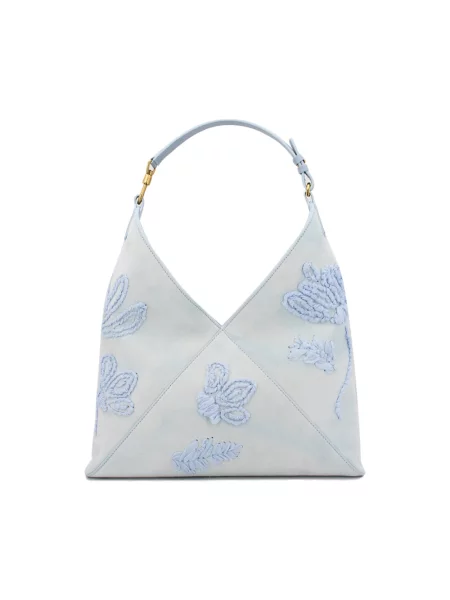 Torebka Ermanno Scervino zamszowa niebieska