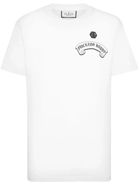 Tricou Philipp Plein alb
