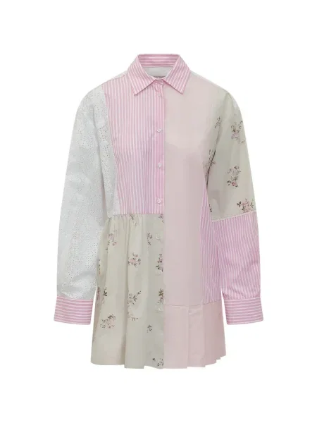 Top Msgm cu dungi roz