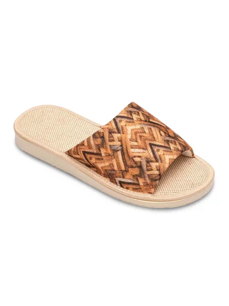 Papuci Natural Style bej