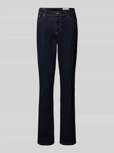 Jeansy bootcut z mieszanki bawełny S.oliver Red Label granatowe