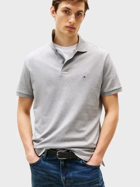 Поло Tommy Hilfiger сіре