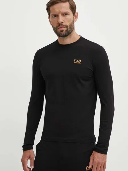 Emporio Armani Tricou galben auriu negru