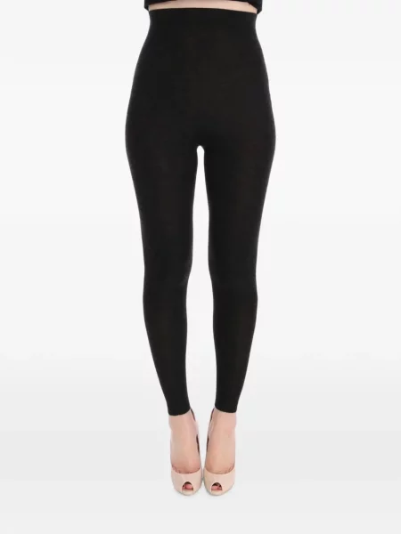 Leggings Dolce & Gabbana tricotate negru