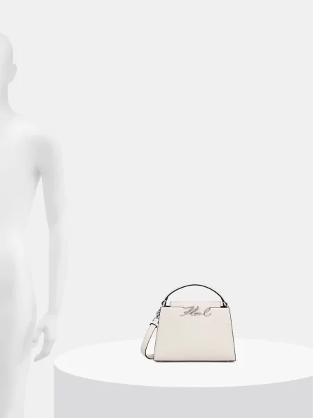 Кожаная сумка через плечо Karl Lagerfeld