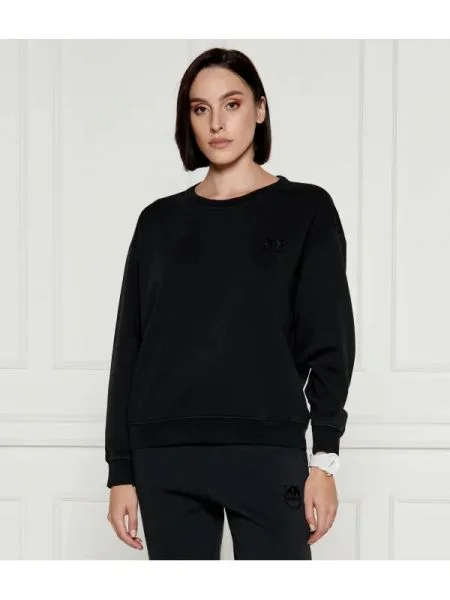 Pinko Hanorac SETUP | Relaxed fit negru