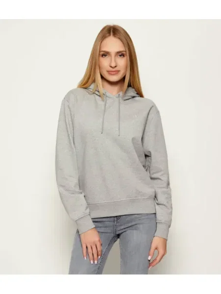 Palton Calvin Klein Jeans din material terry gri