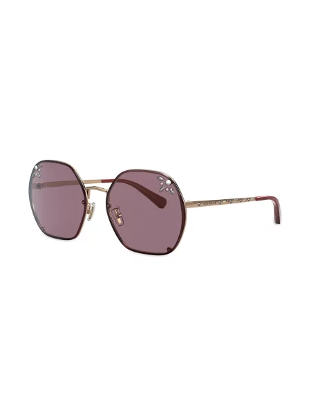 Stras ochelari de soare Coach roz