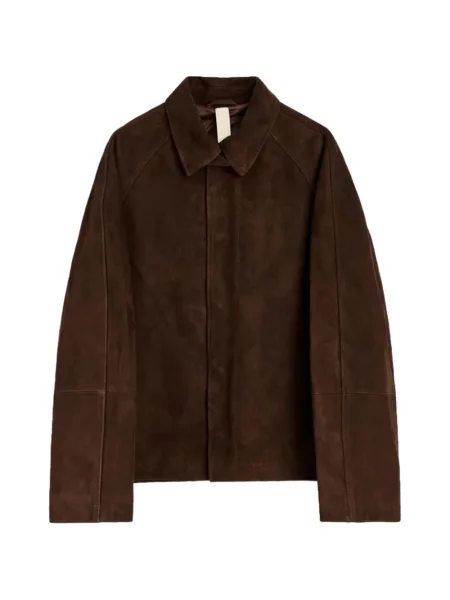 Jakna Sunflower od brušene kože smeđa