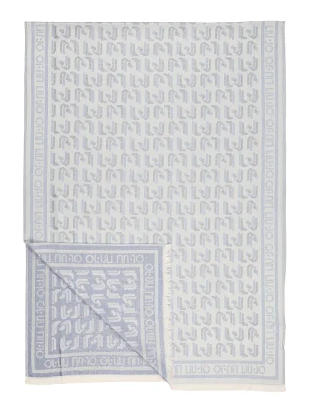 Liu Jo Šal svijetloplava / siva bijela