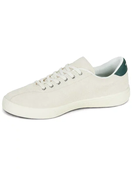 Pantofi Fred Perry din piele de căprioară tenis bej