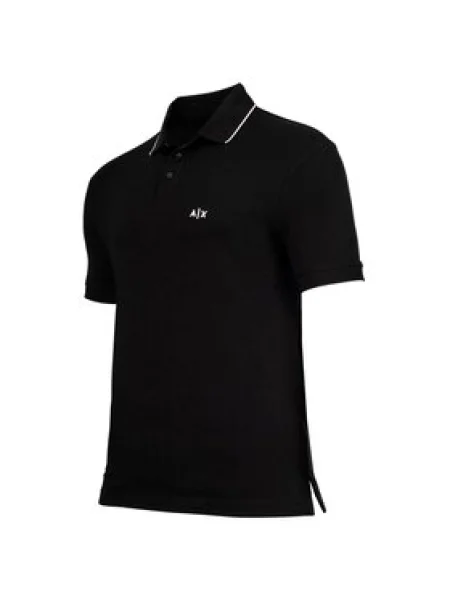 Armani Exchange Polokošeľa čierna