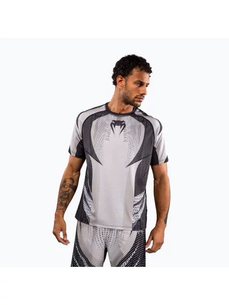 Tricou pentru bărbați Venum Galactic Dry Tech off white/black alb