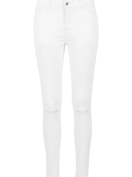 Urban Classics Jeans alb
