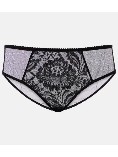 Chiloți Dolce&gabbana cu talie înaltă din tul negru