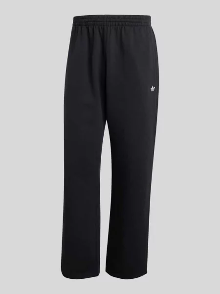 Spodnie dresowe o kroju regular fit z mieszanki bawełny Adidas Originals czarne