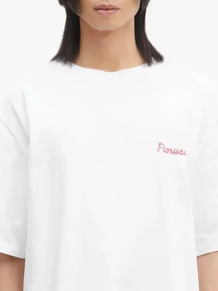 Tricou Fiorucci scurt alb