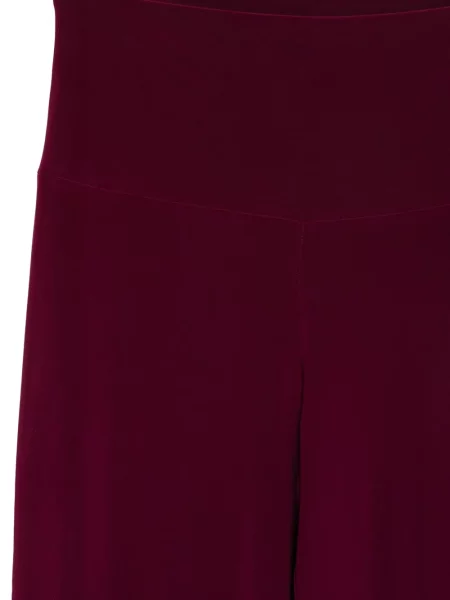 Pantaloni Norma Kamali roșu