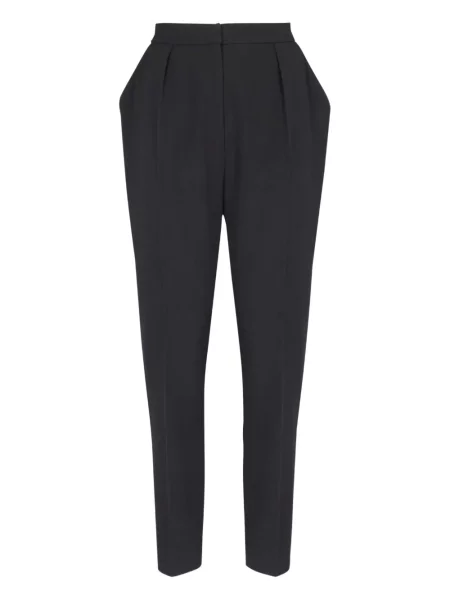 Pantaloni Balmain de lână negru