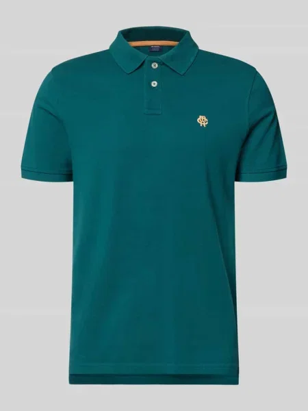 Koszulka polo o kroju slim fit z naszywanym logo Mcneal zielona