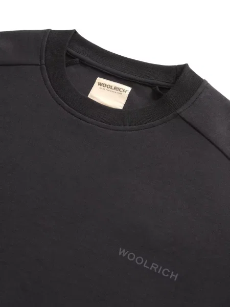 Bluza Woolrich z nadrukiem czarna