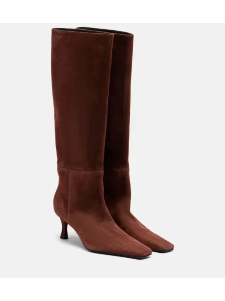 Cizme Proenza Schouler din piele de căprioară maro