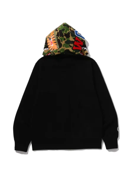 Камуфлажен суичър с качулка A Bathing Ape® с принт черно