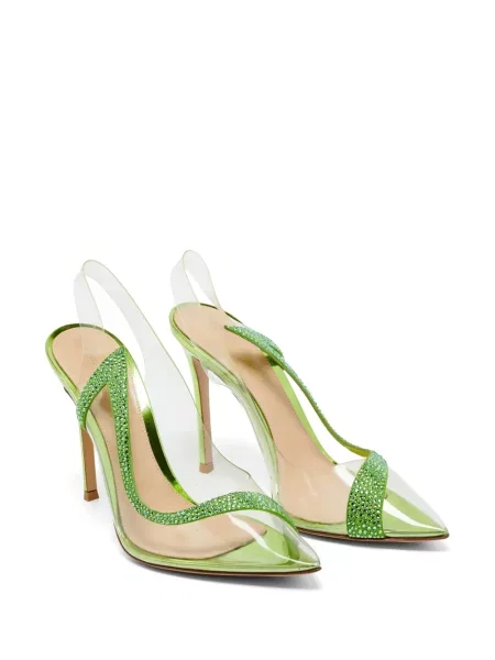 Pantofi cu toc Gianvito Rossi verde