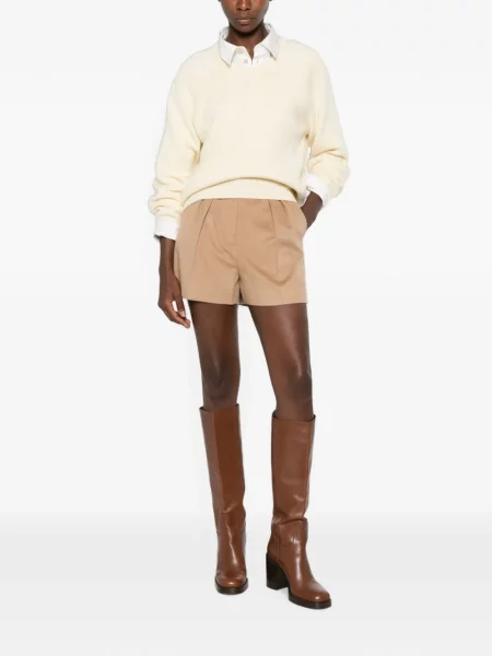 Pantaloni scurți Max Mara maro