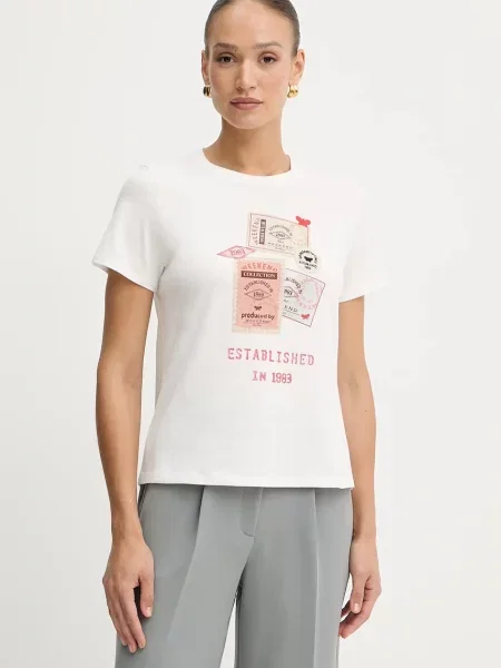 Weekend Max Mara tricou din ARA alb