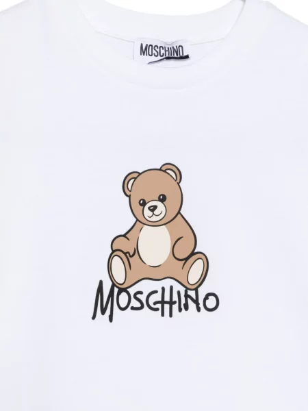 Koszulka dziecięca Moschino biała