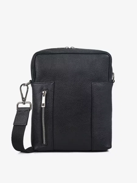 Кожаная сумка кросс-боди Inbag черная