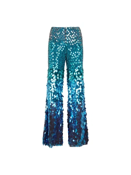 Spodnie Alberta Ferretti niebieskie