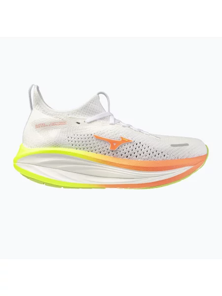 Încălțăminte de alergare pentru femei Mizuno Neo Vista 3 white/flamingo coral/lime pulp alb