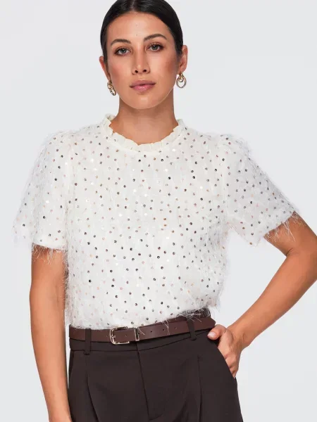 Bluza Ombre bijela