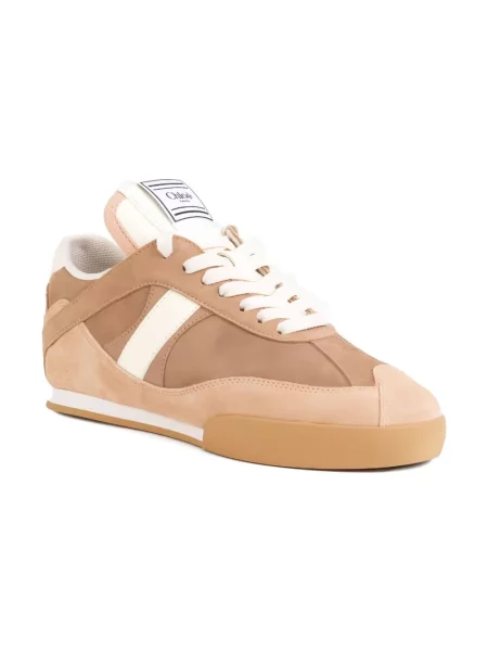 Sneakersy Chloe skórzane beżowe